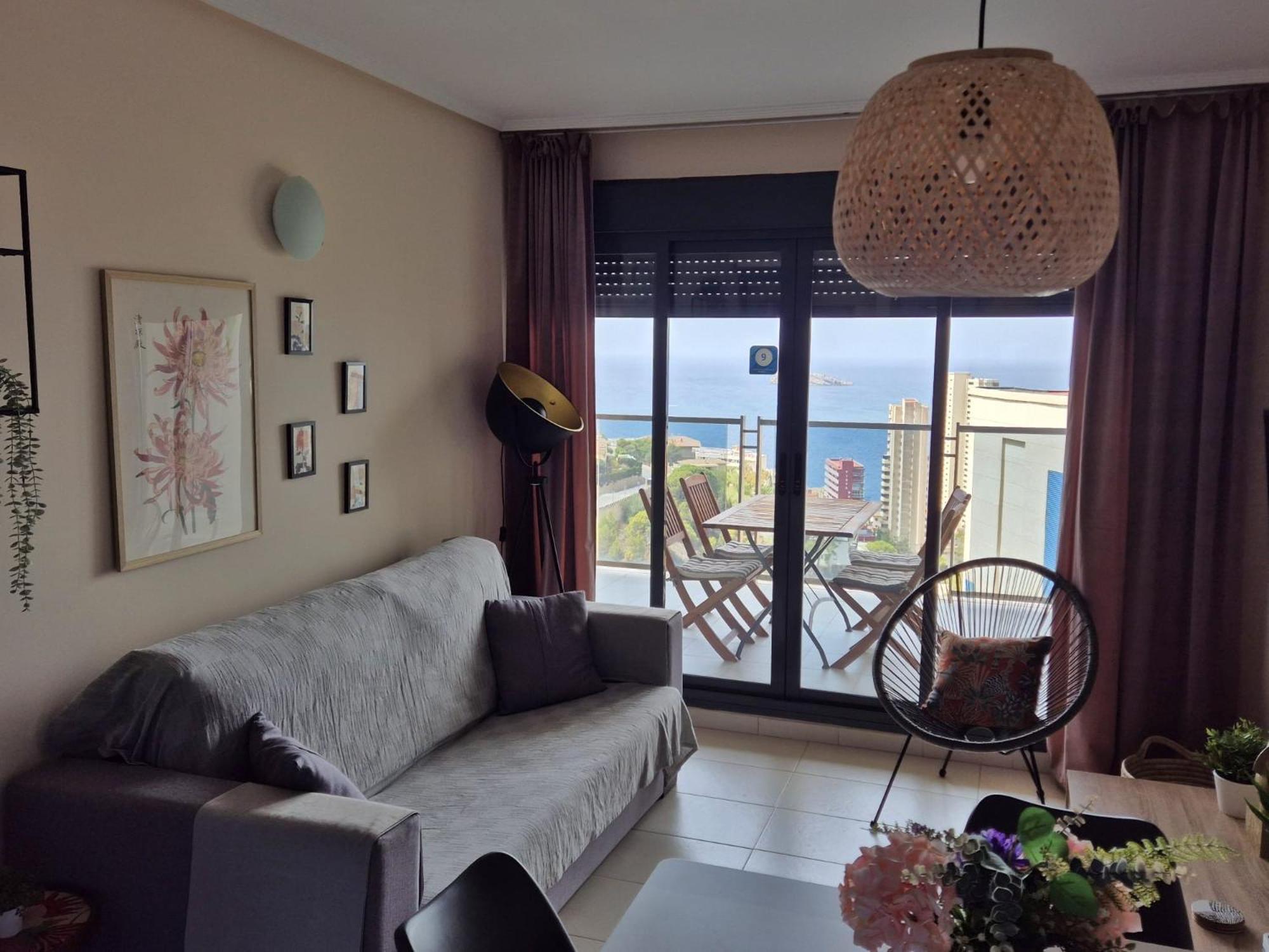 Lujoso Apartamento con vistas al mar en Mirador del Mediterráneo - Gestaltur Benidorm Esterno foto